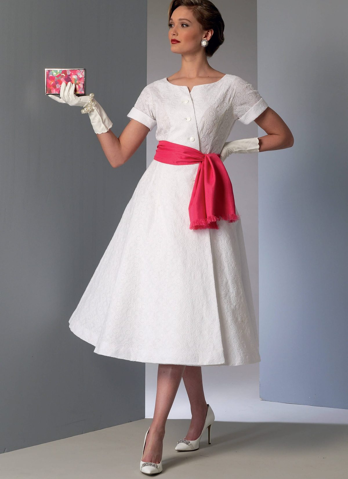 Vogue Patterns V9105 Misses' Dress and Sash