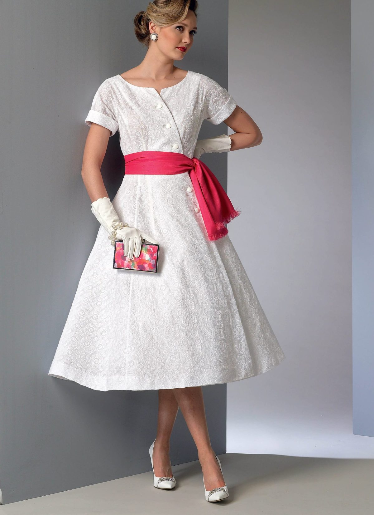 Vogue Patterns V9105 Misses' Dress and Sash