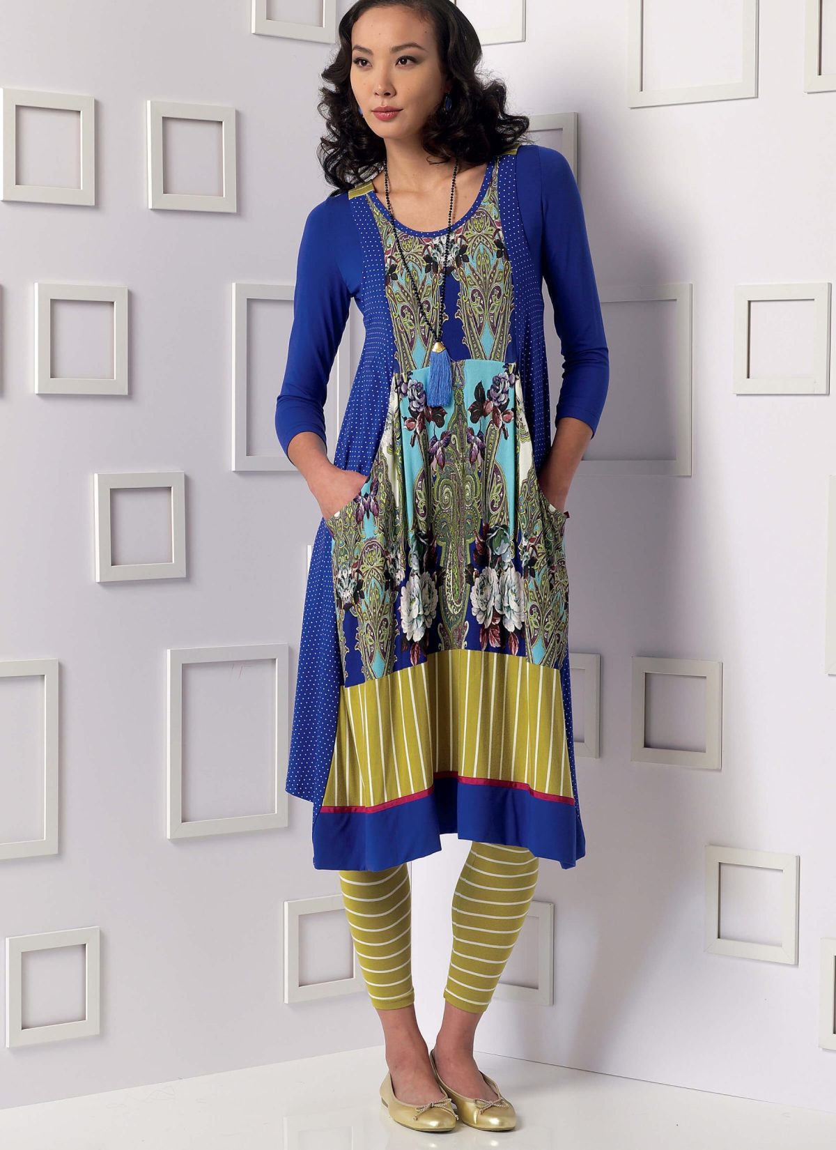 Vogue Patterns V9108 Misses' Top, Dress and Leggings