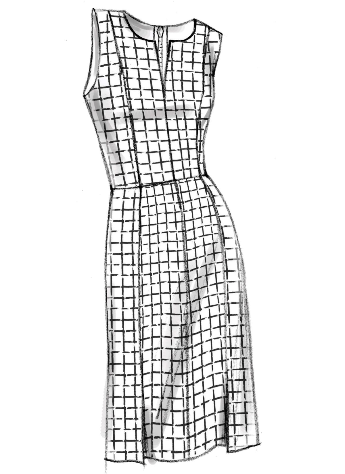Vogue Patterns V9167 Misses' Notch-Neck Princess-Seam Dresses