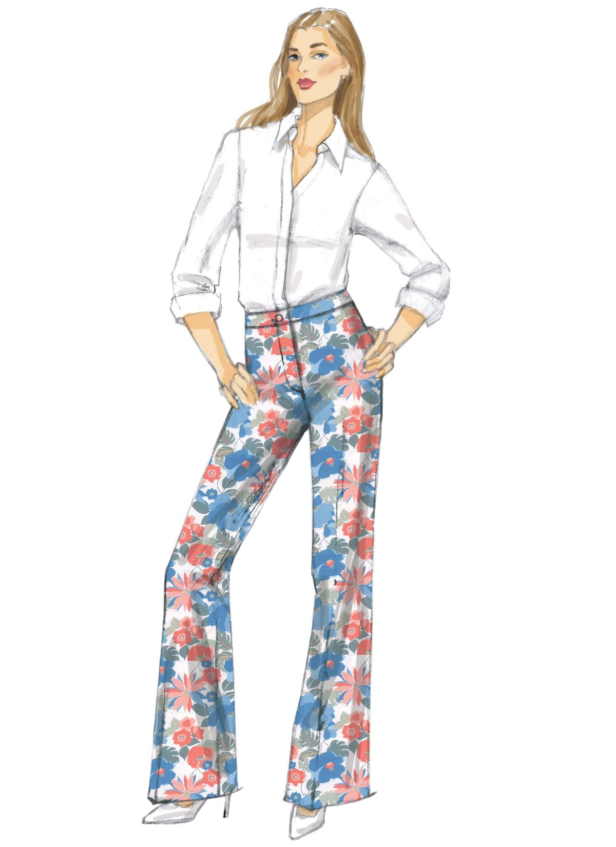 Vogue Patterns V9181 Misses' Custom-Fit Bootcut Pants