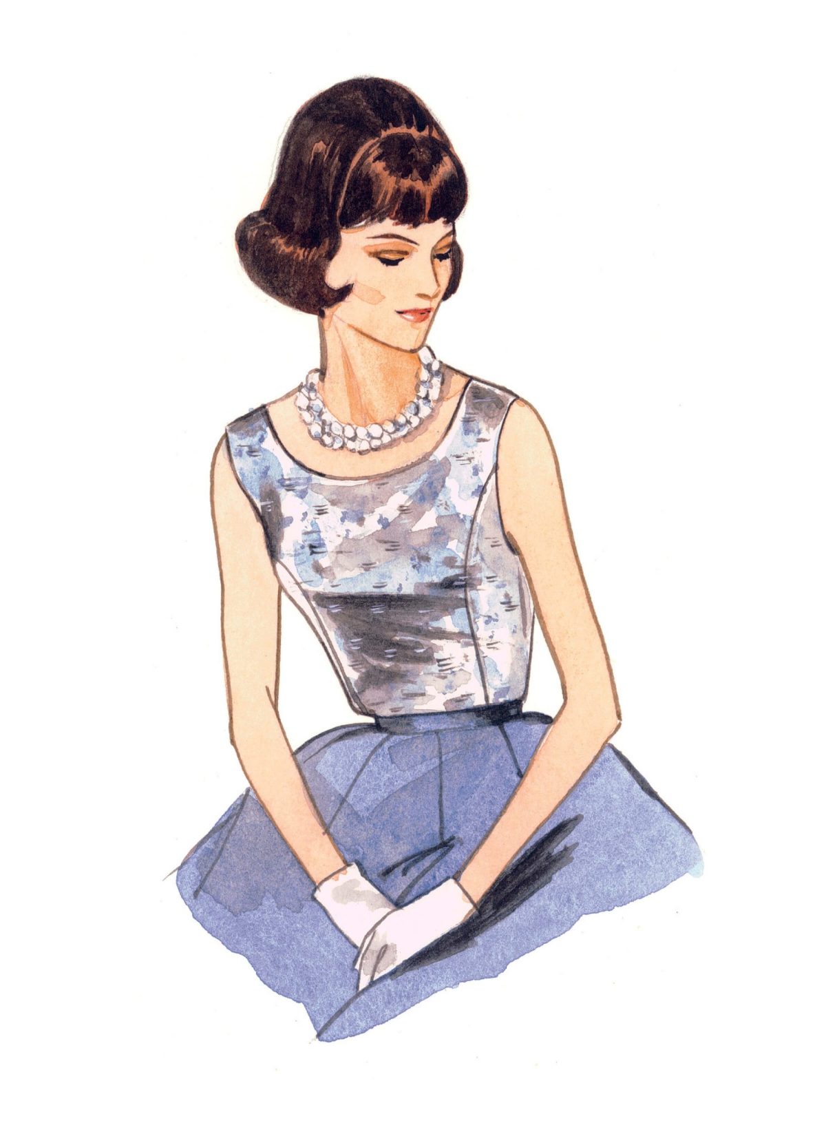 Vogue Patterns V9187 Misses' Jewel or Scoop-Neck, Princess-Seam Tops