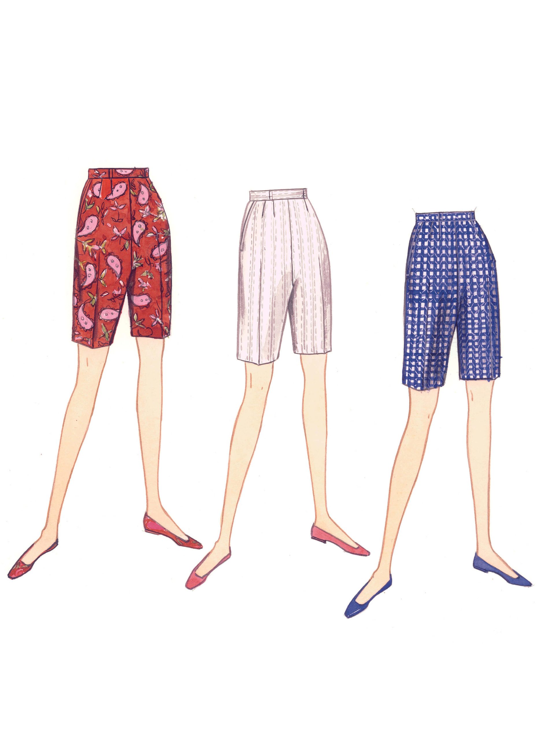 Vogue Patterns V9189 Misses' Shorts and Tapered Pants