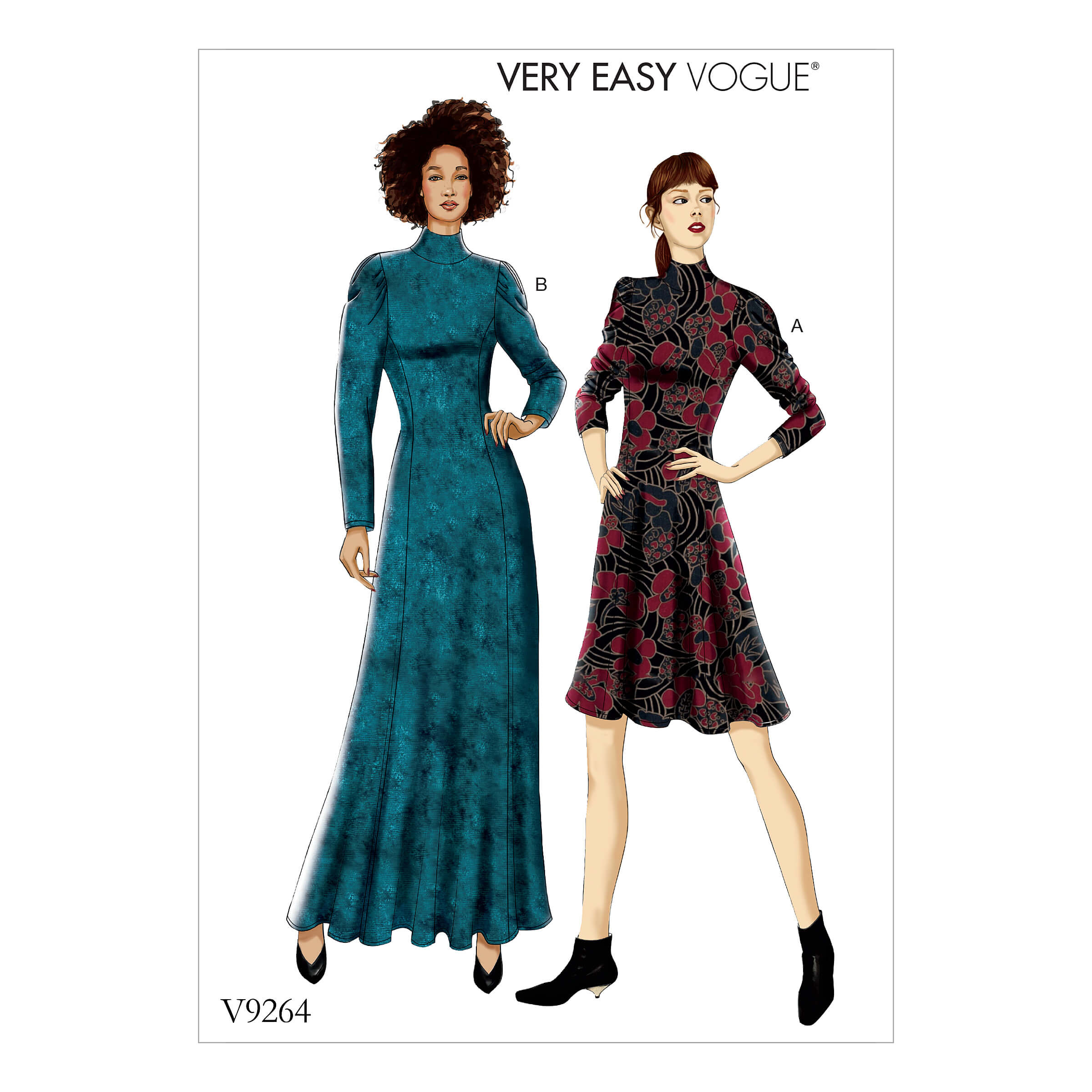Vogue Patterns V9264 Misses'/Misses' Petite Fit-And-Flare Dresses