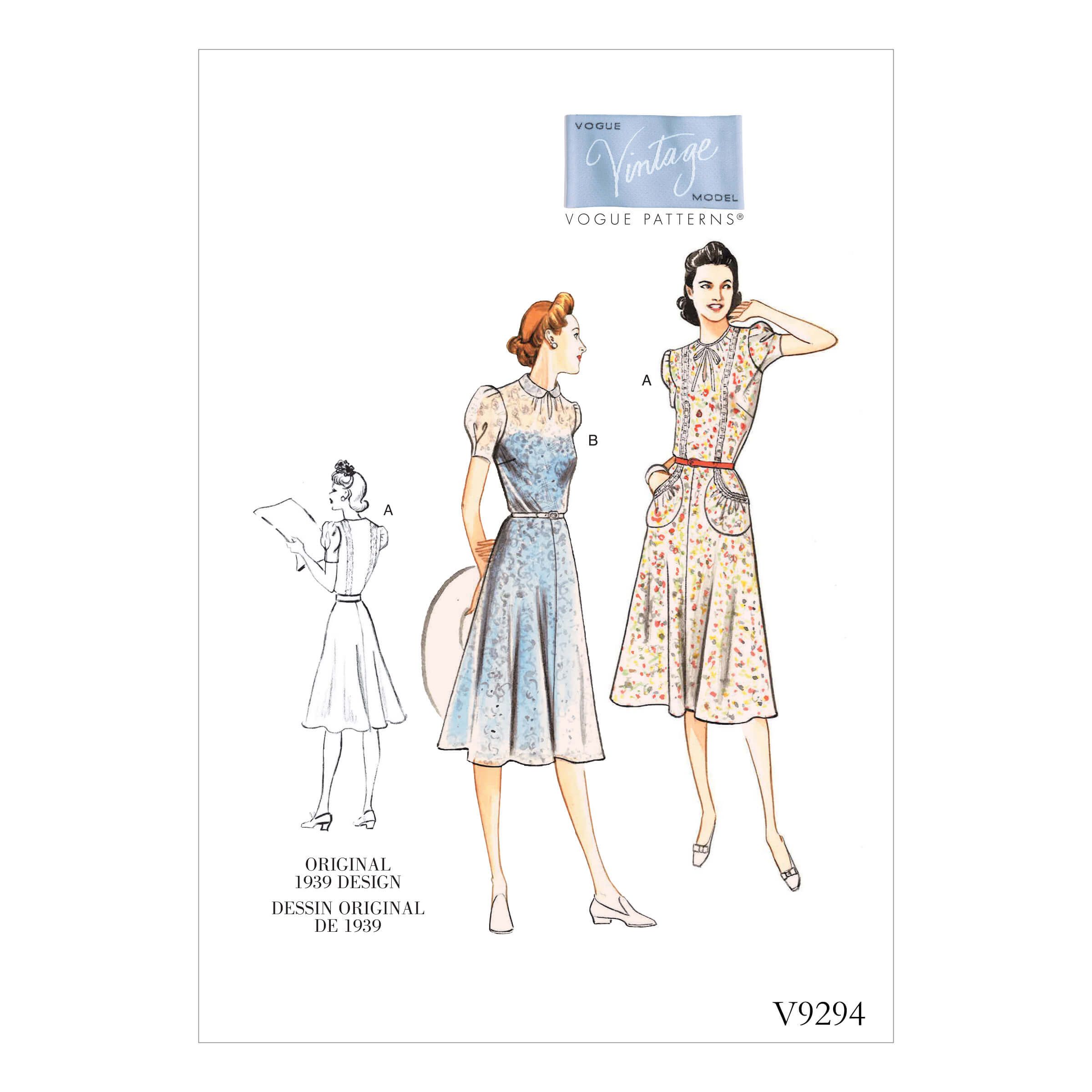 Vogue Patterns V9294 Misses' Dress