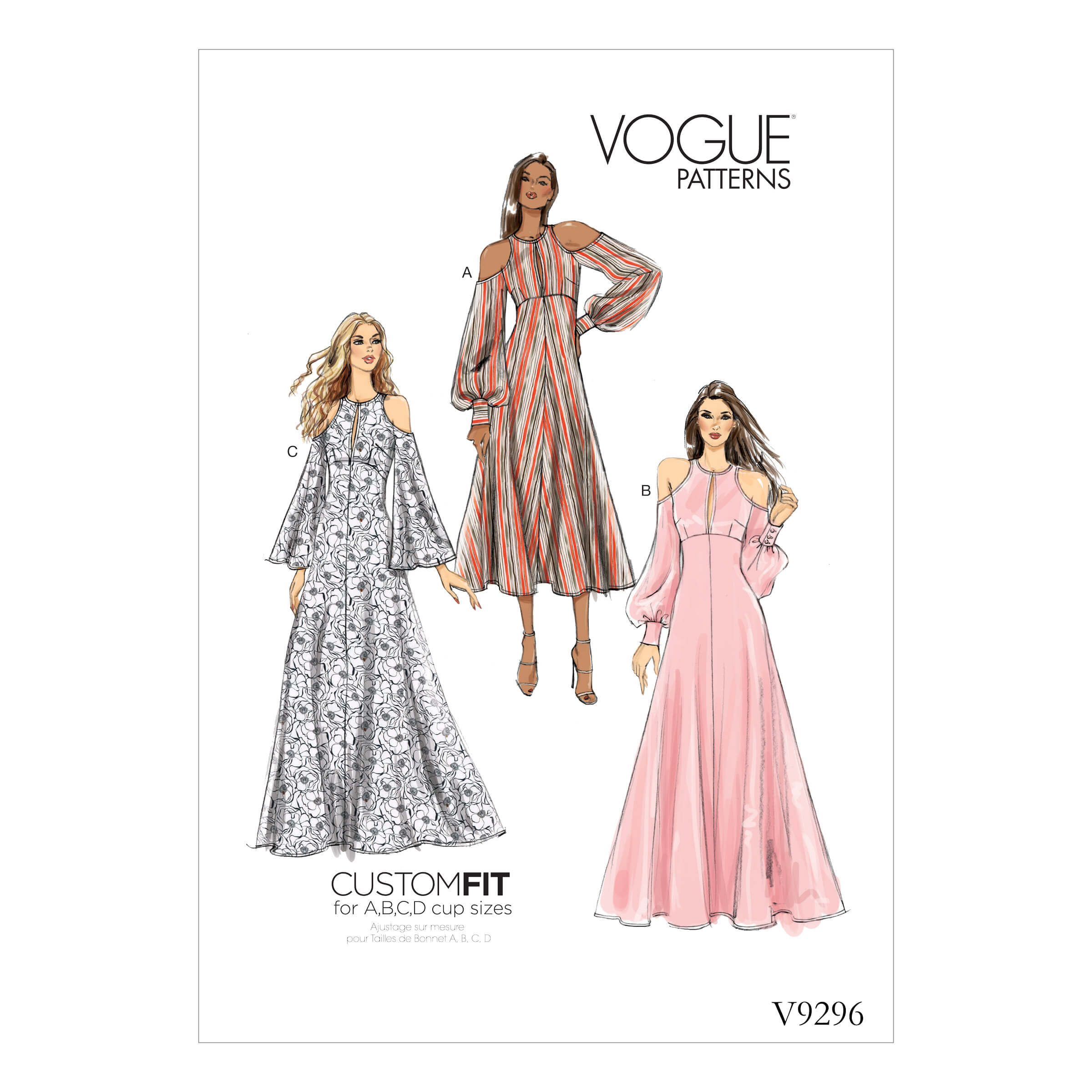 Vogue Patterns V9296 Misses' Dress