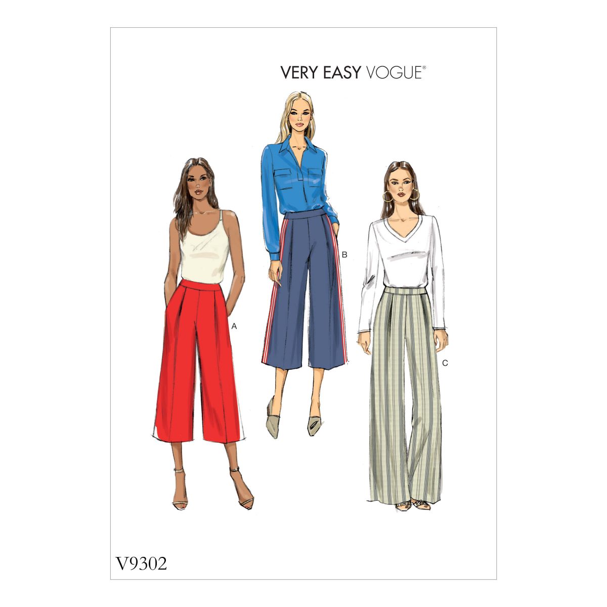 Vogue Patterns V9302 Misses' Pants