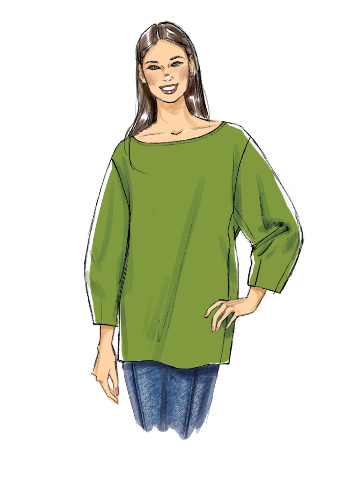 Vogue Patterns V9330 Misses' Top