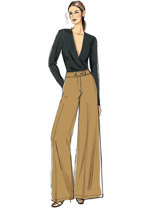 Vogue Patterns V9361 Misses'/Misses' Petite Pants