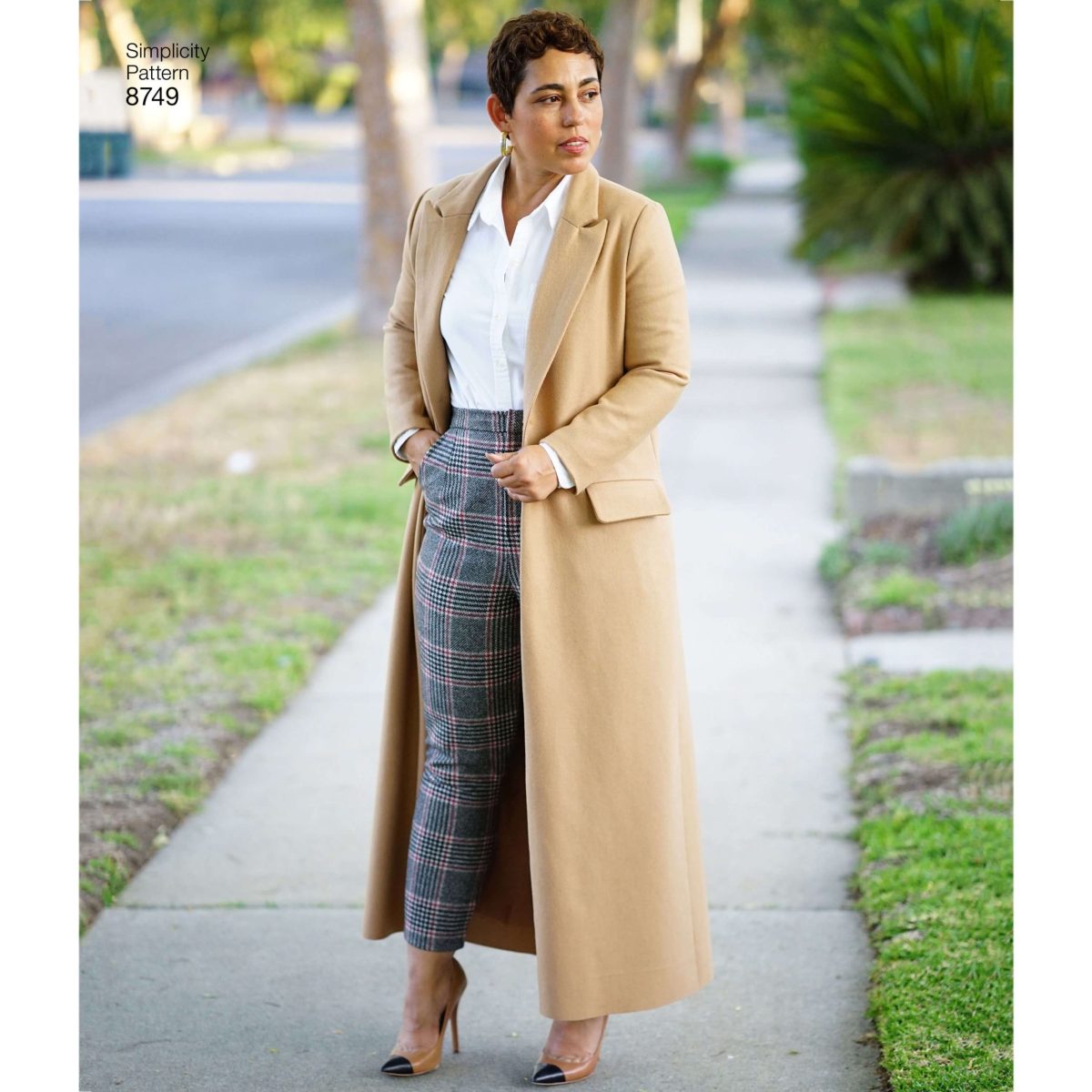 Simplicity PDF Pattern 8749 Women's / Plus Size Mimi G Style Coat and Pant