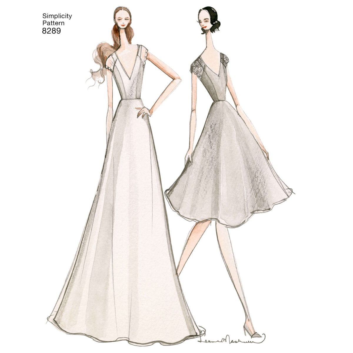 Simplicity Pattern 8289 Misses' Special Occasion Dresses