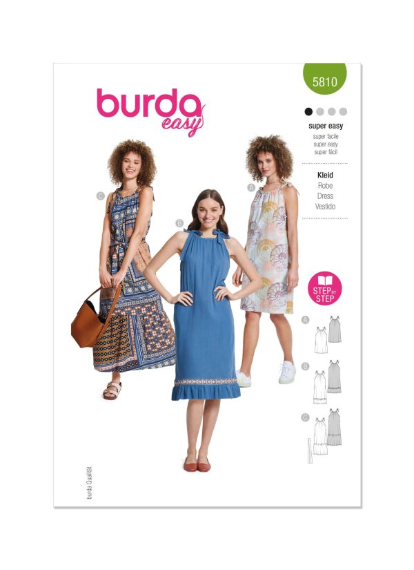 Burda Style Pattern 5810 Misses’ Dress