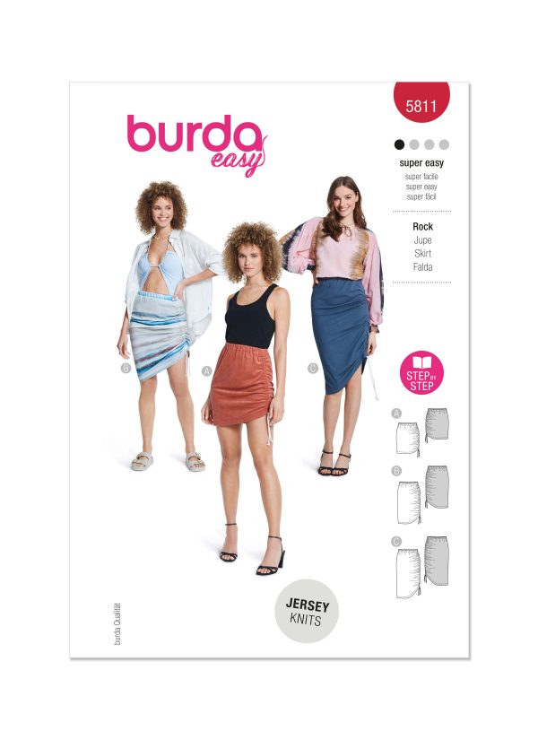 Burda Style Pattern 5811 Misses’ Skirt