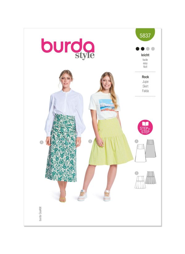 Burda Style Pattern 5837 Misses’ Skirt