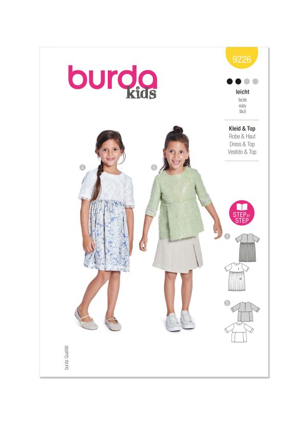 Burda Style Pattern 9226 Children’s Dress