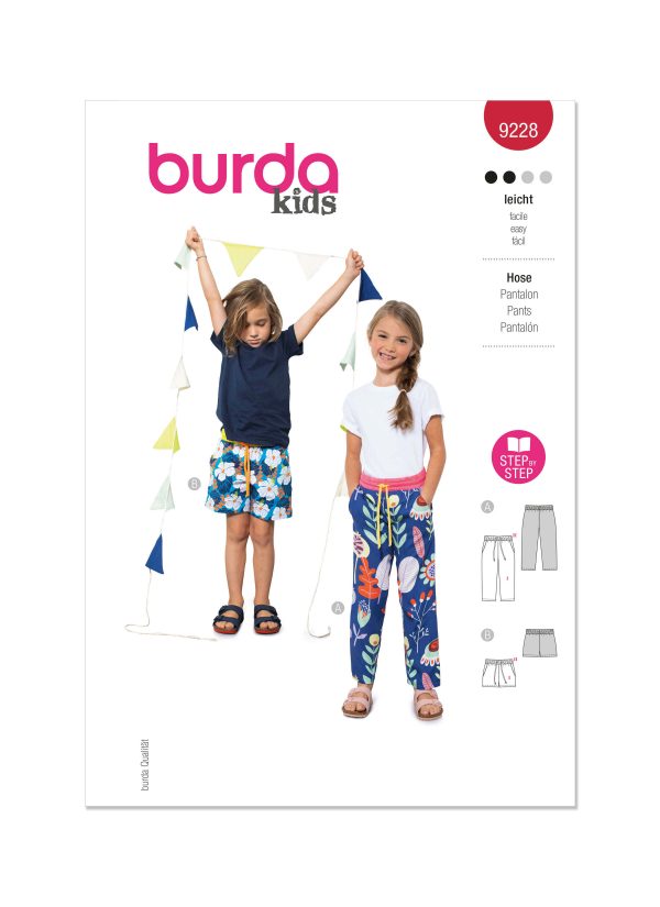 Burda Style Pattern 9228 Children’s Trousers