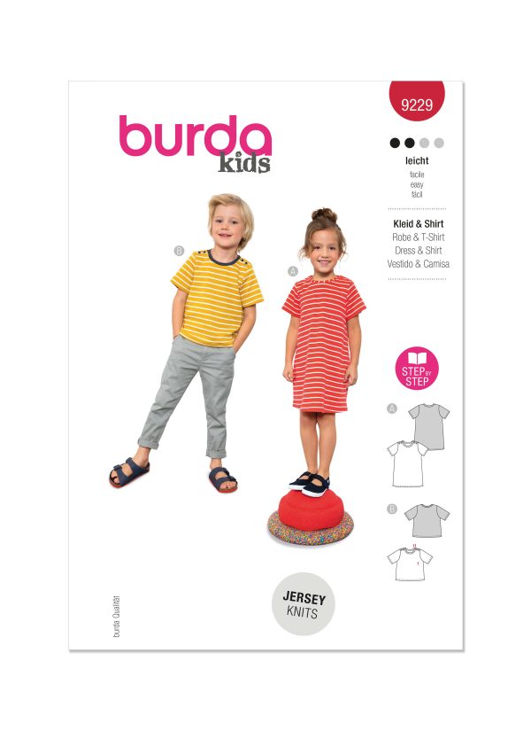 Burda Style Pattern 9229 Children’s Dress & Top