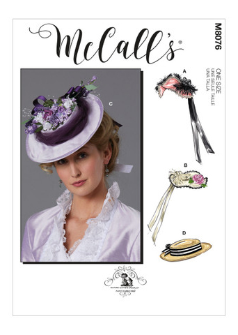 McCall's Sewing Pattern M8076 Misses' Historical Hats