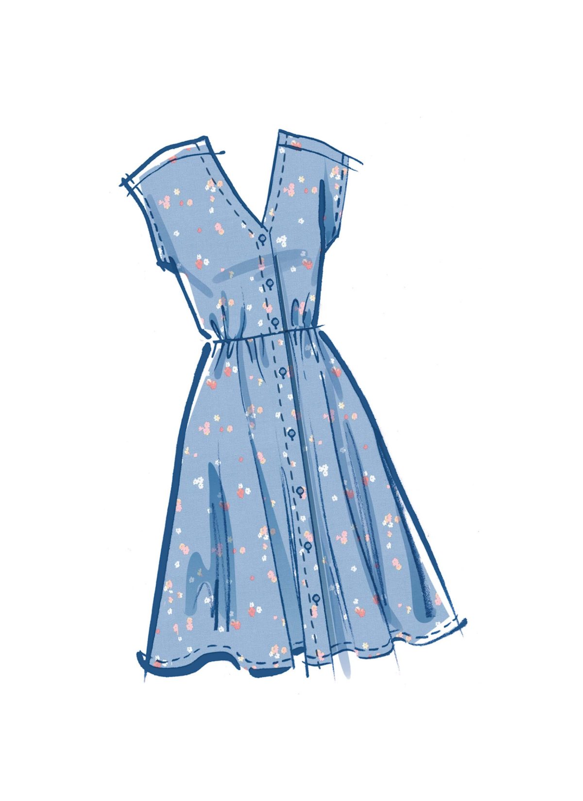 McCall's Sewing Pattern M8477 Misses' Shirtdresses