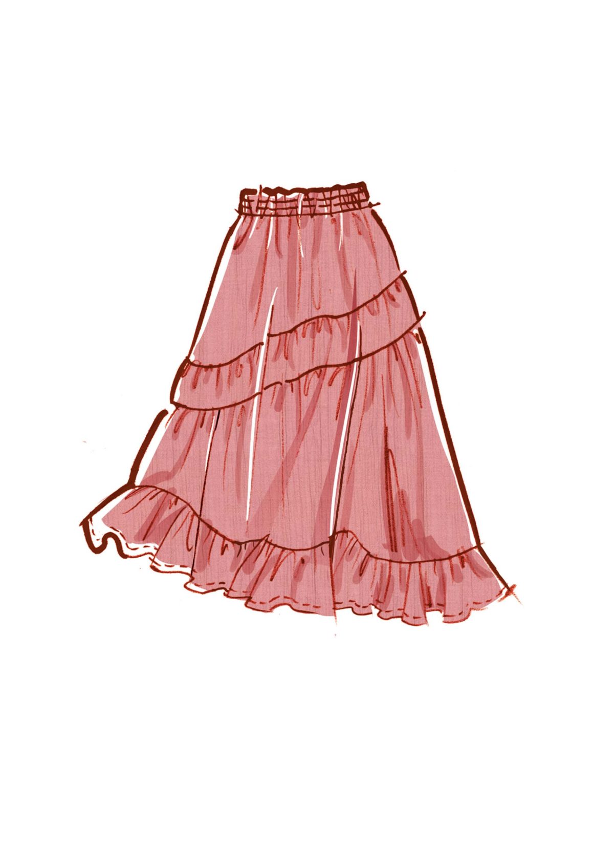 McCall's Sewing Pattern M8482 Misses' Tops and Skirts