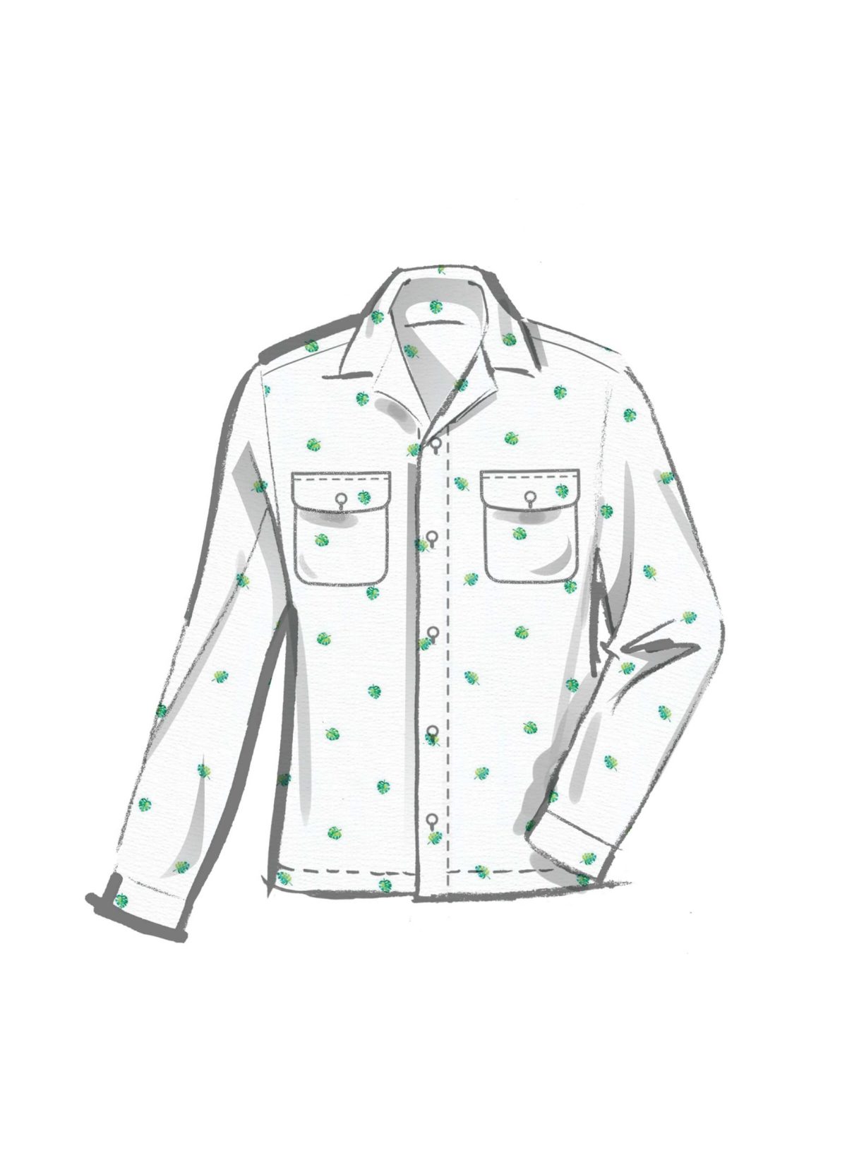 McCall's Sewing Pattern M8486 Men's Shirts and Shorts