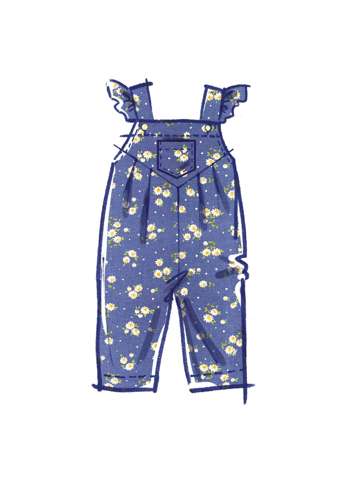 McCall's Sewing Pattern M8487 Infants' Waistcoat, Jacket and Overalls