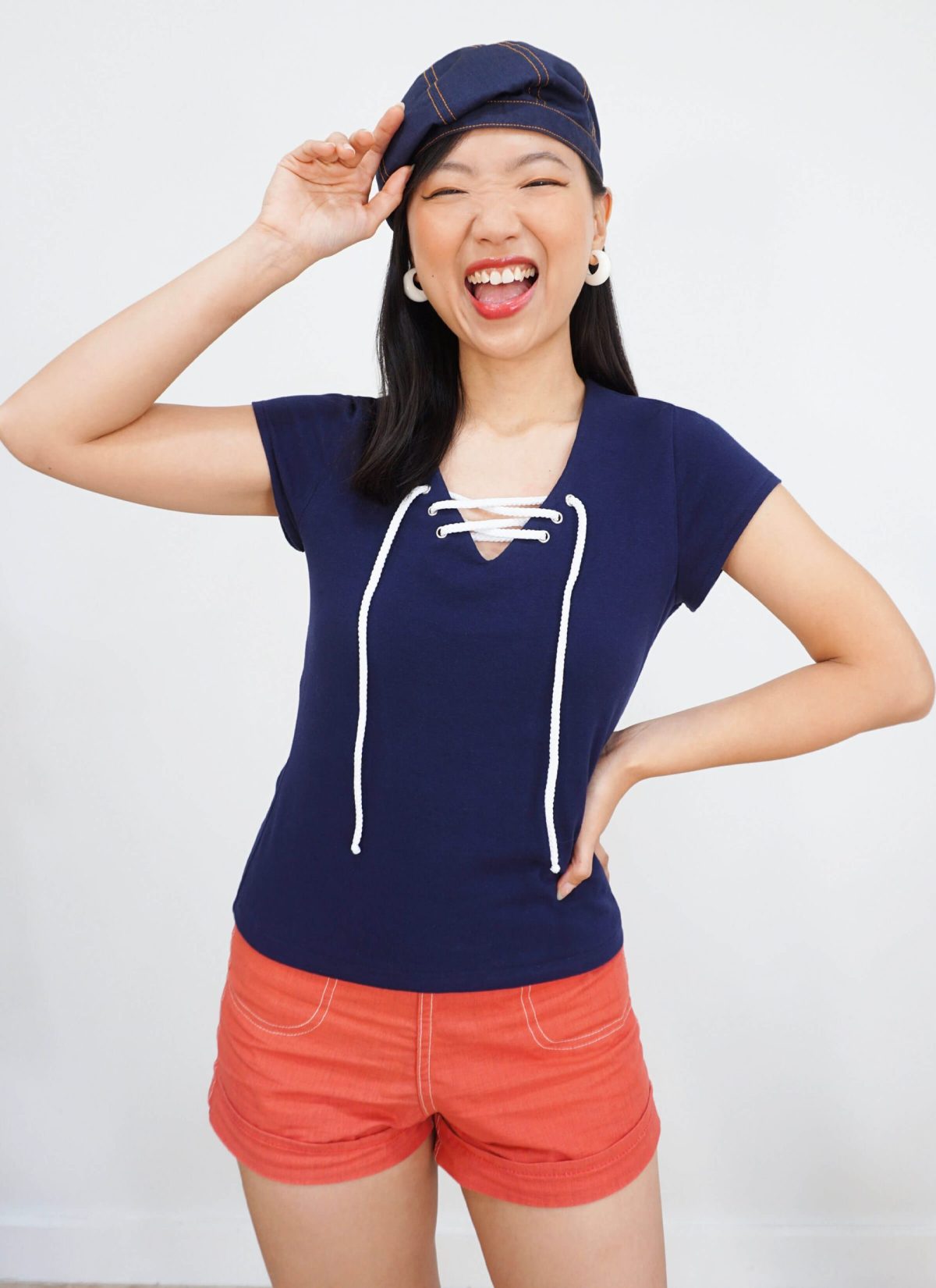 Know Me Sewing Pattern ME2078 Misses' Knit Tops by Gwen Heng