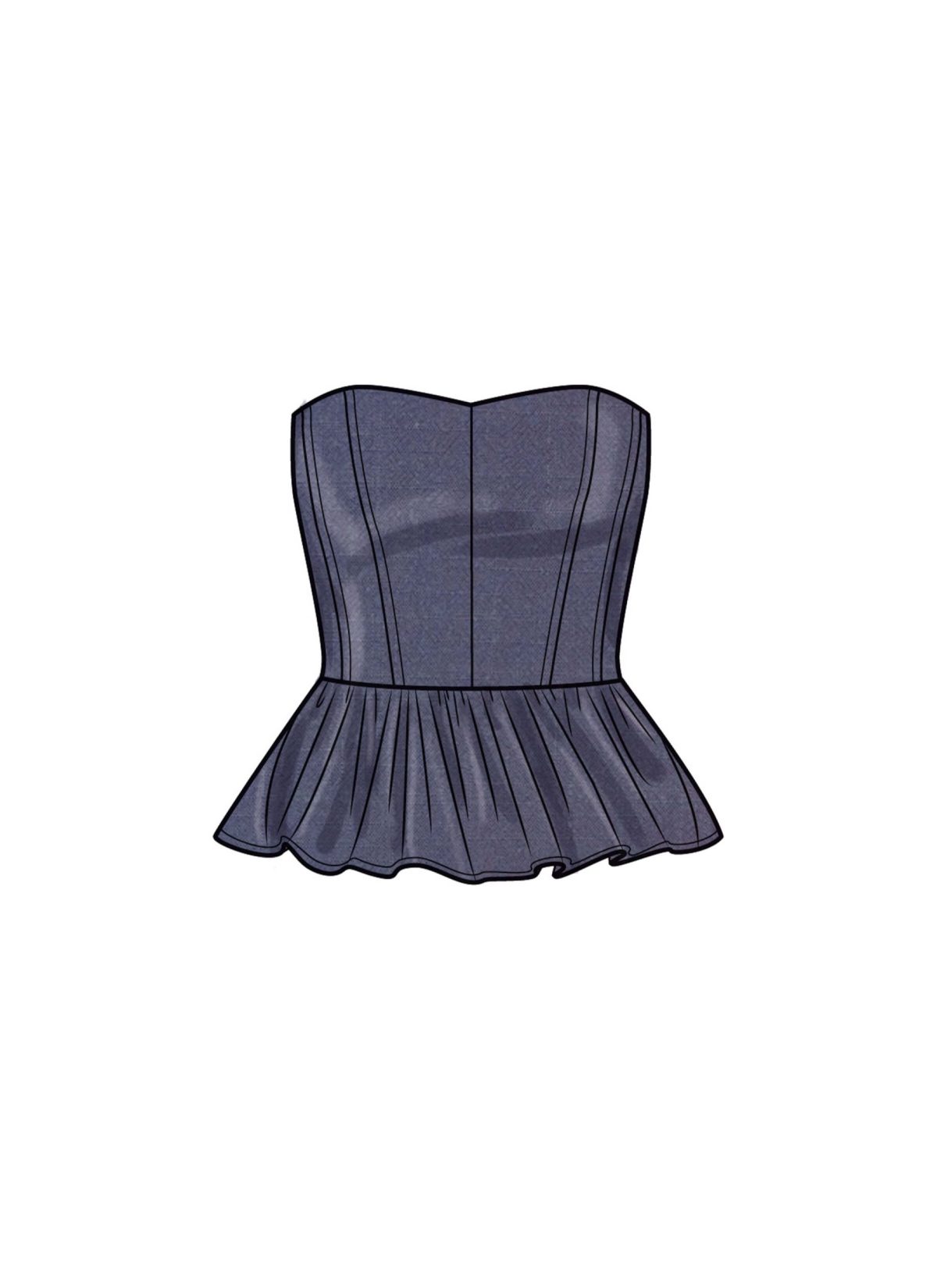 Simplicity Sewing Pattern S9927 Misses' Corsets, Trousers and Skirt