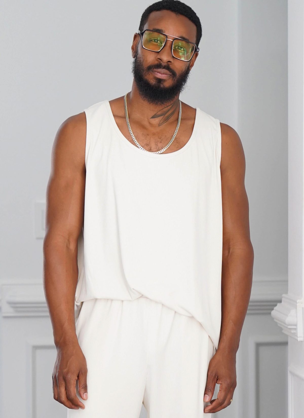 Simplicity Sewing Pattern S9931 Men's Robe, Knit Tank Top, Trousers and Shorts by Norris Danta Ford