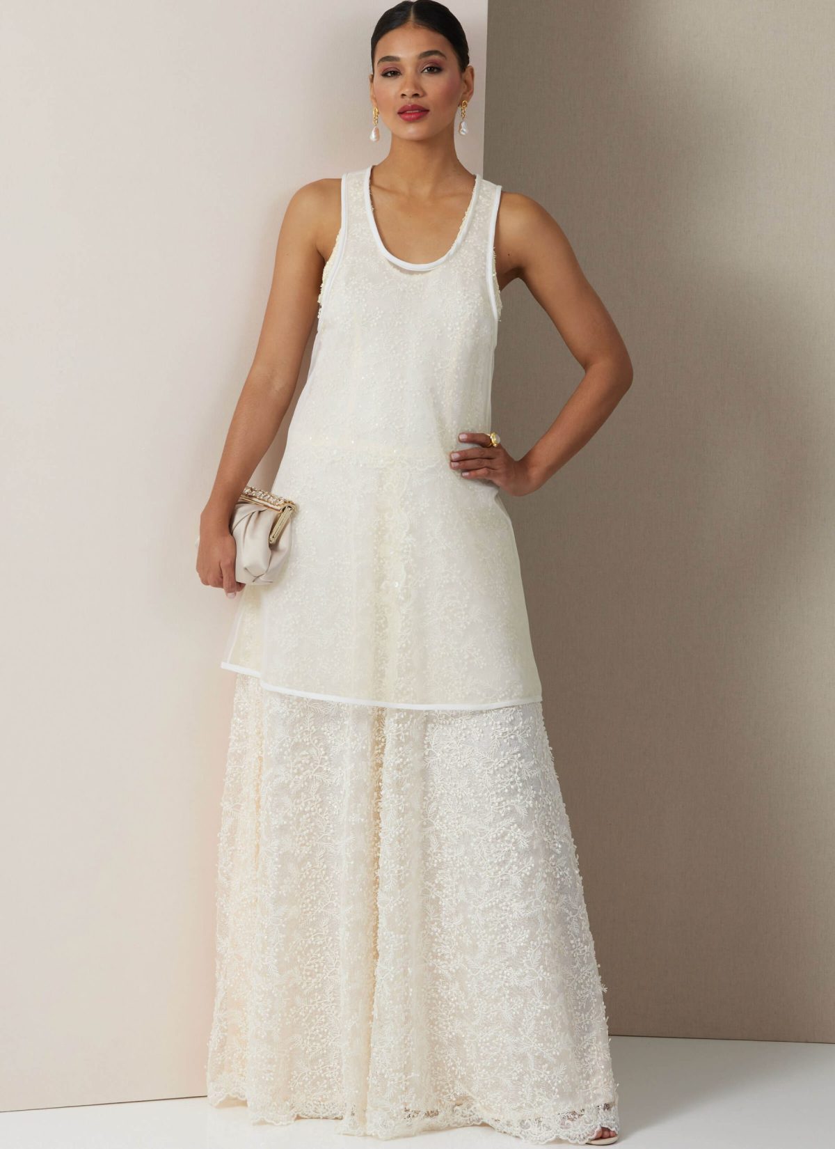 Vogue Patterns V2028 Misses’ Dress and Overdress