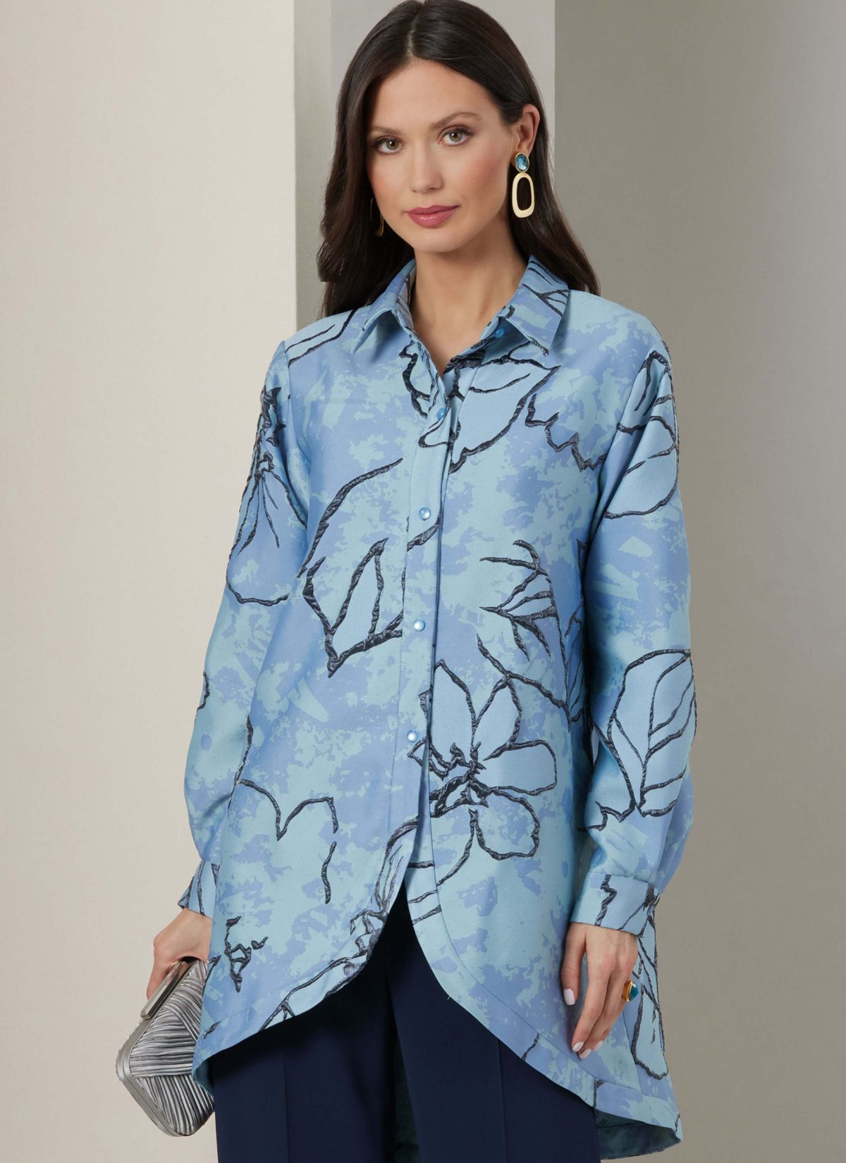 Vogue Patterns V2037 Misses' Shirt, Crop Top and Trousers