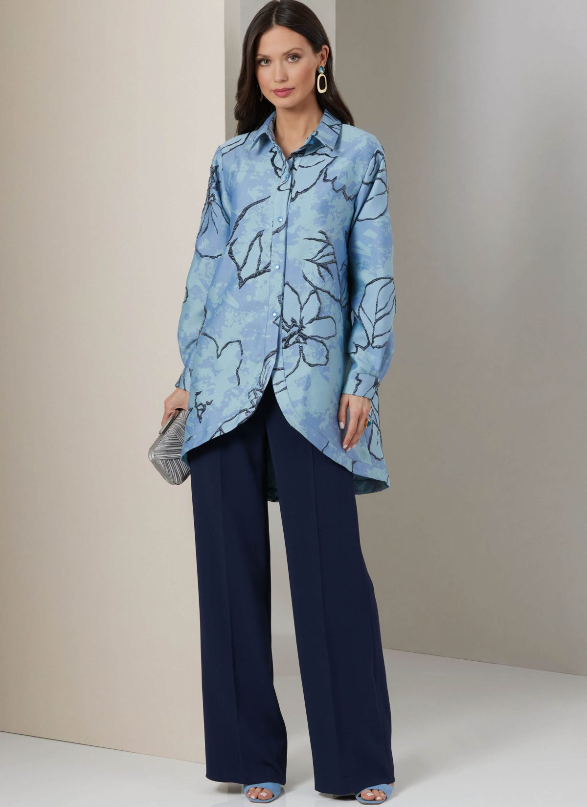 Vogue Patterns V2037 Misses' Shirt, Crop Top and Trousers
