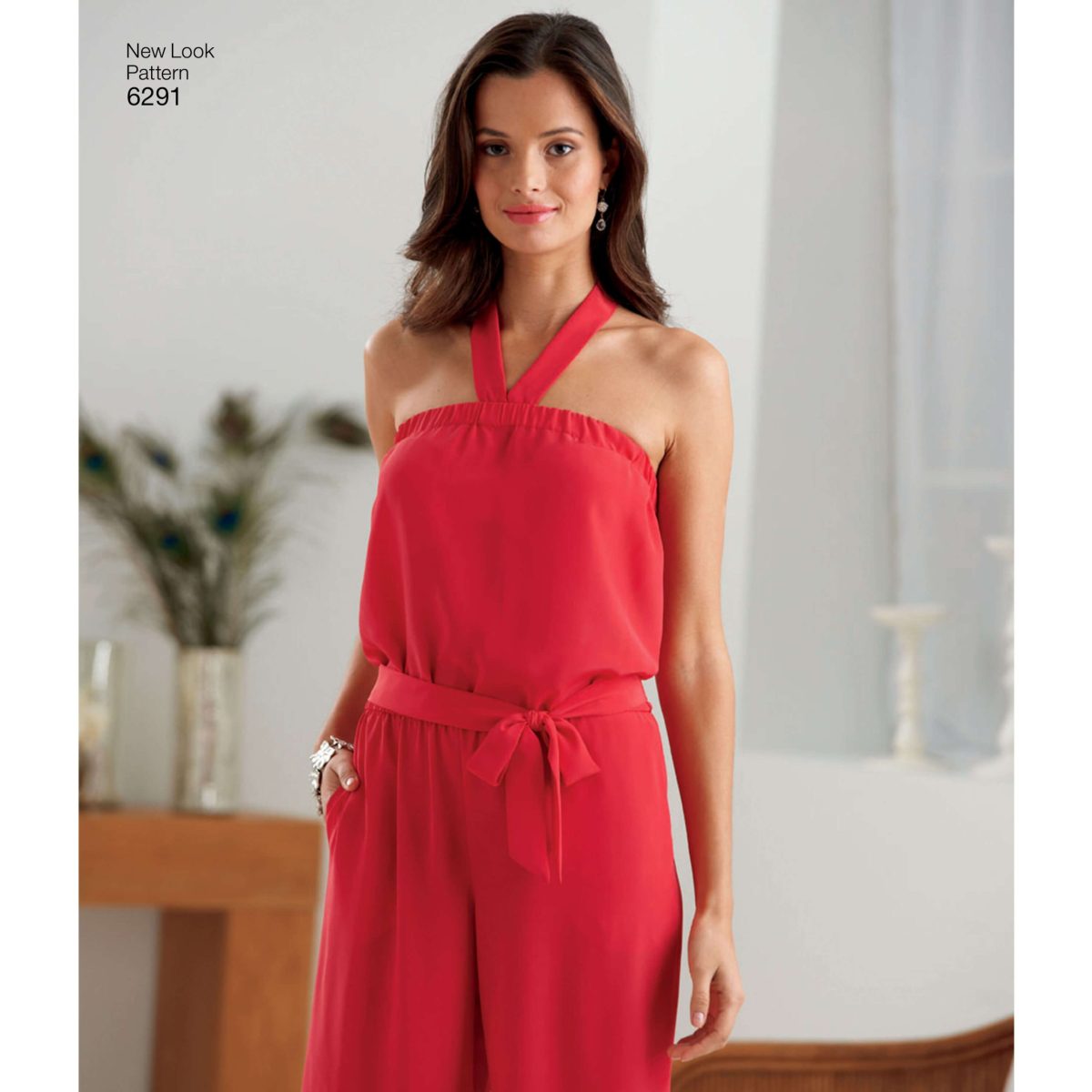 New Look Sewing Pattern N6291 Misses' Jumpsuit & Dress Each in Two Lengths