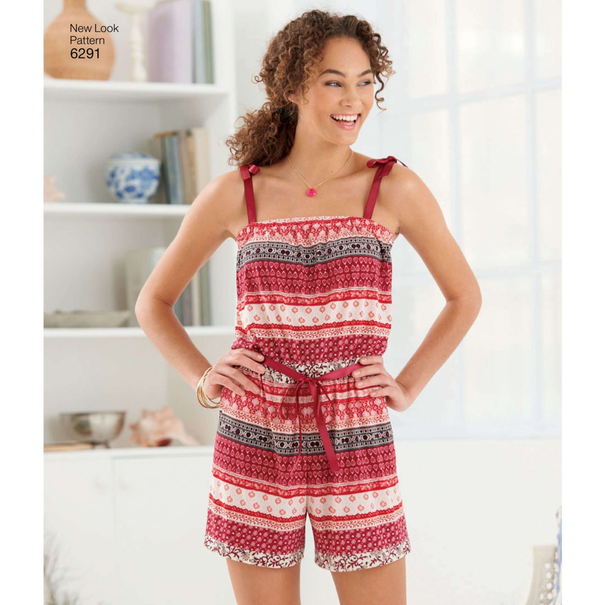 New Look Sewing Pattern N6291 Misses' Jumpsuit & Dress Each in Two Lengths