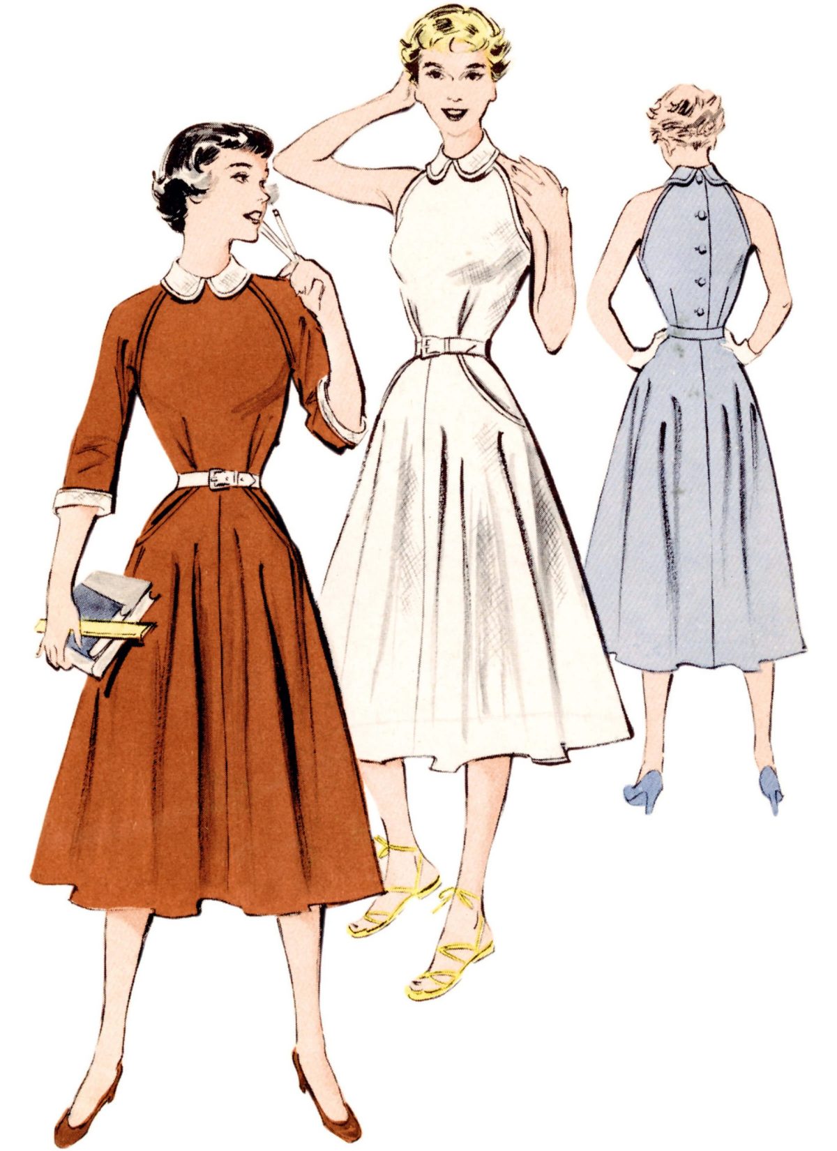 Butterick Sewing Pattern B6992 Misses' Dress with Sleeve Variations