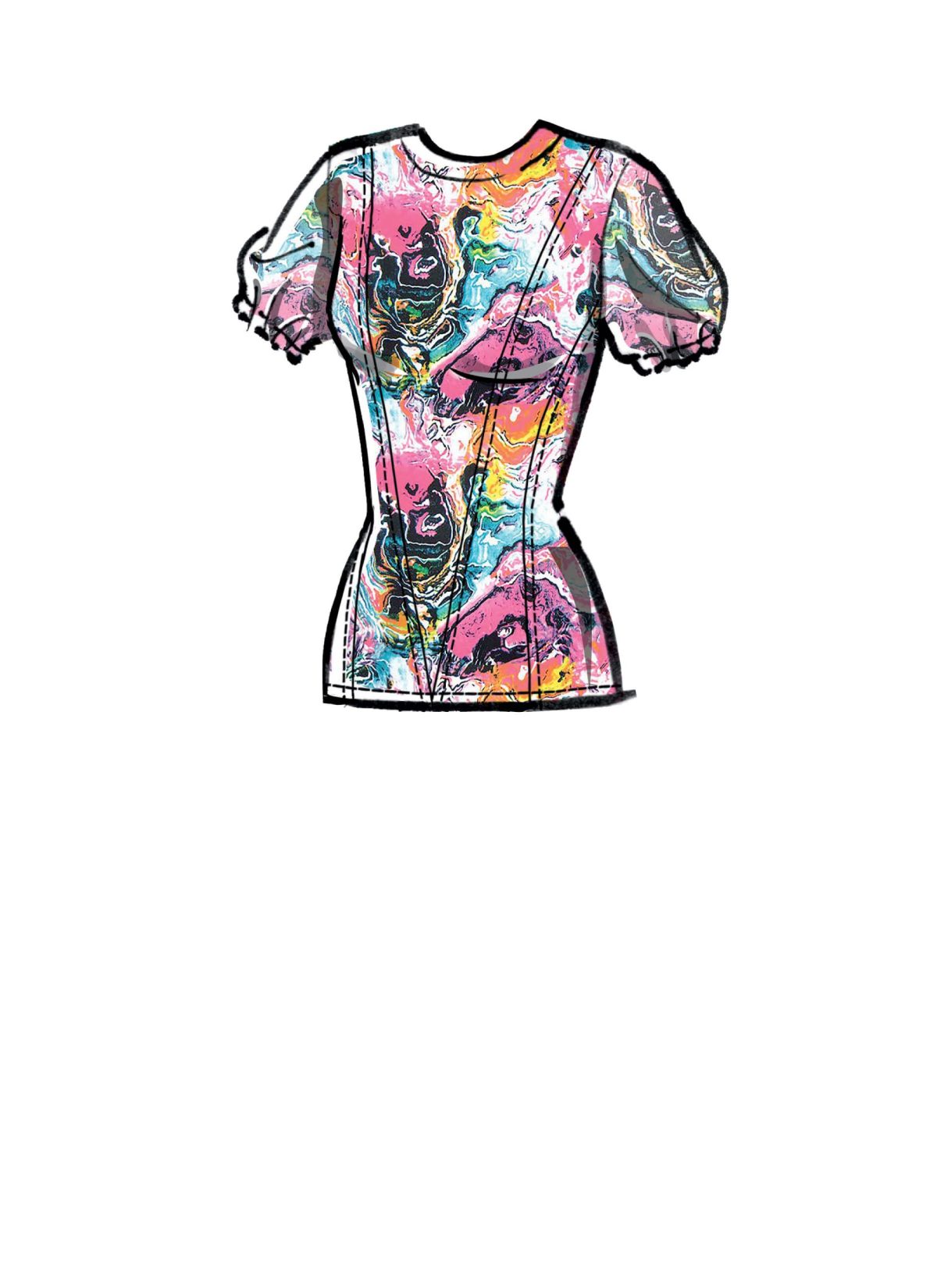 McCall's Sewing Pattern M8208 Misses' Tops & Shorts