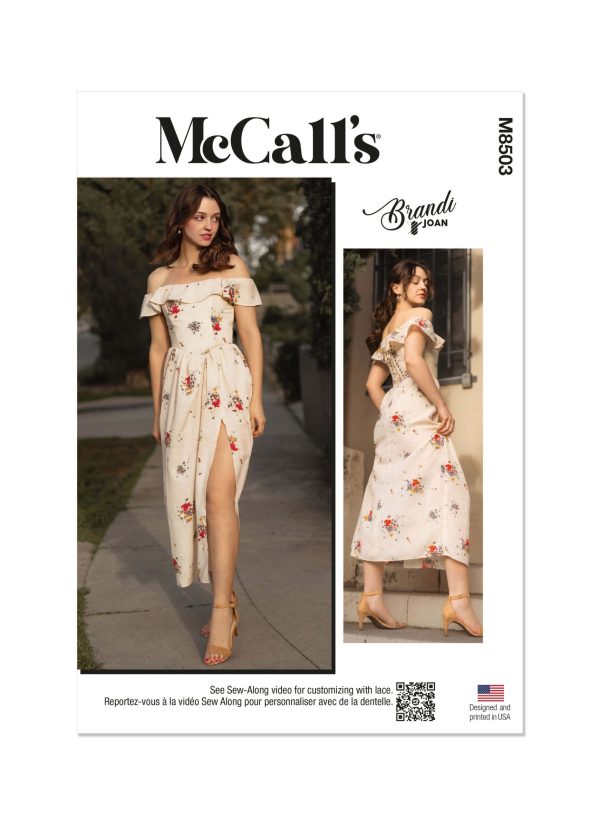 McCall's Sewing Pattern M8503 Misses' Dress by Brandi Joan