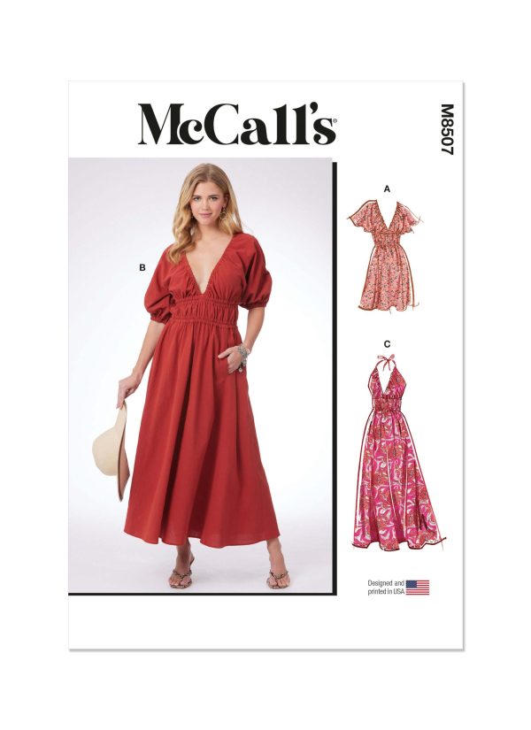McCall's Sewing Pattern M8507 Misses' and Women's Dresses