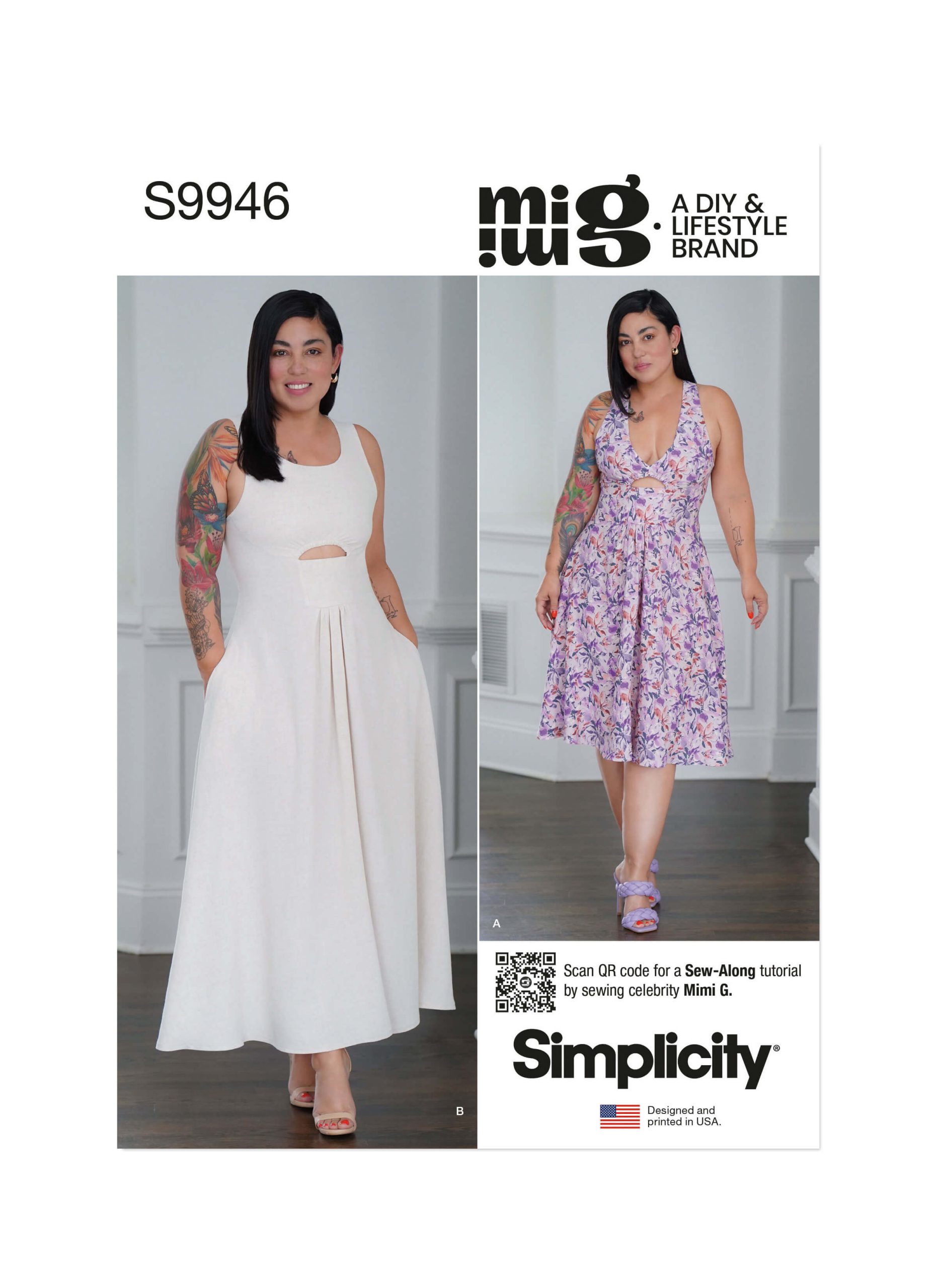 Simplicity S8890 Slip Dress & Jacket Sewing Pattern By Mimi G - Sizes 6-14