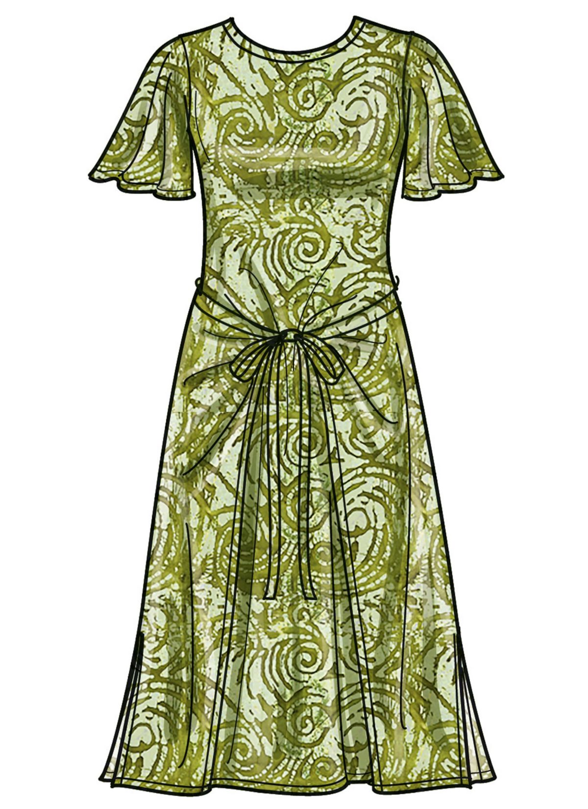 Simplicity Sewing Pattern S9947 Misses' Knit Dress with Sleeve and Length Variations