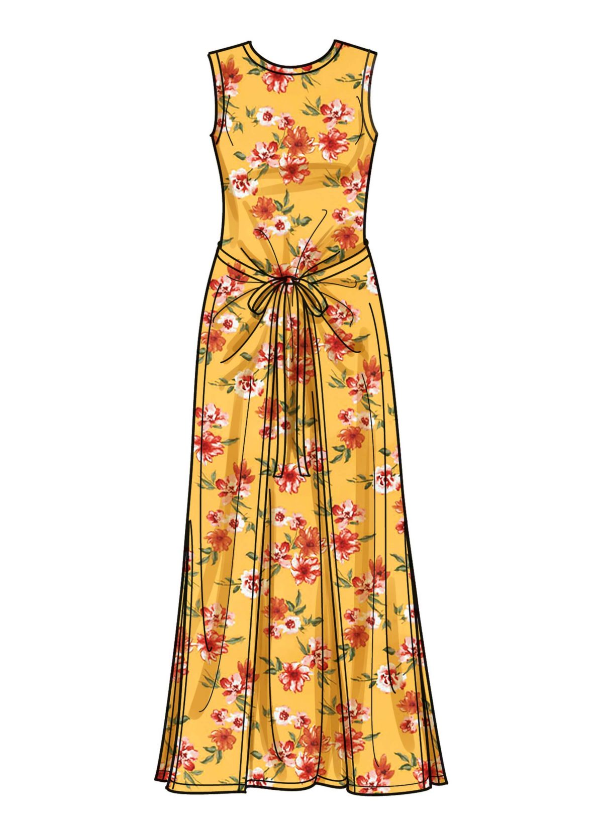 Simplicity Sewing Pattern S9947 Misses' Knit Dress with Sleeve and Length Variations