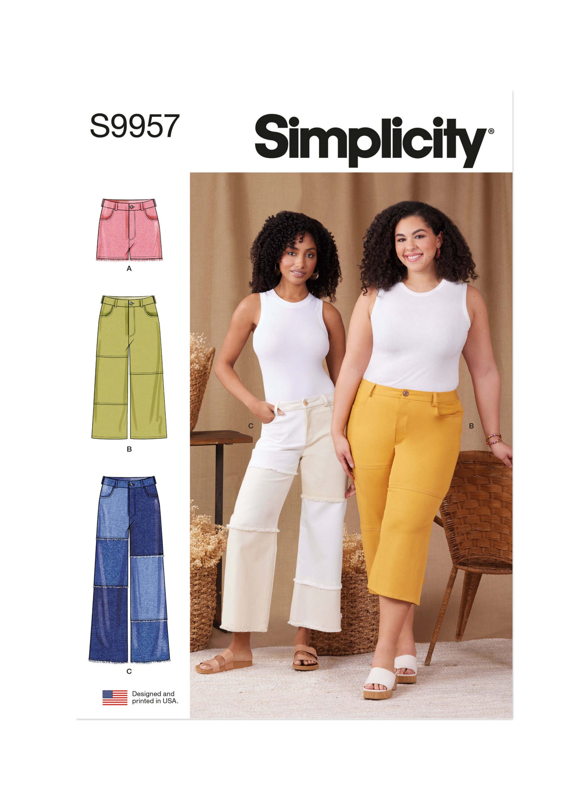 Simplicity Sewing Pattern S9957 Misses’ and Women’s Shorts and trousers ...