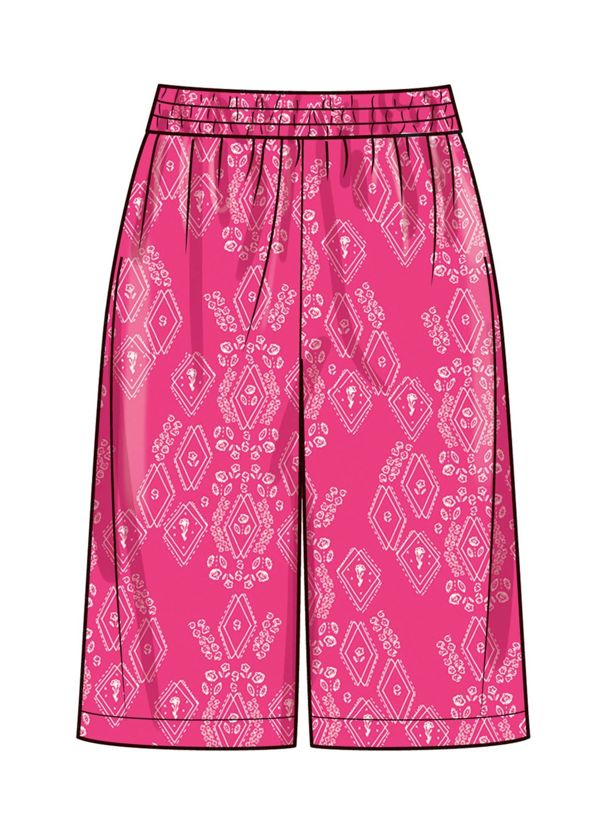 Simplicity Sewing Pattern S9961 Toddlers' Shorts, trousers, Hat and Knit Top Worn Front or Back