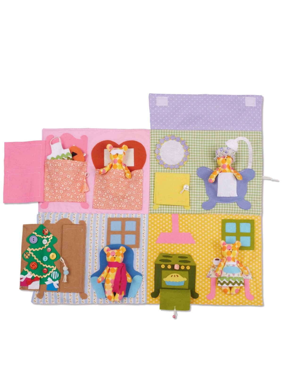Simplicity Sewing Pattern S9976 Doll House Backpack with Bear