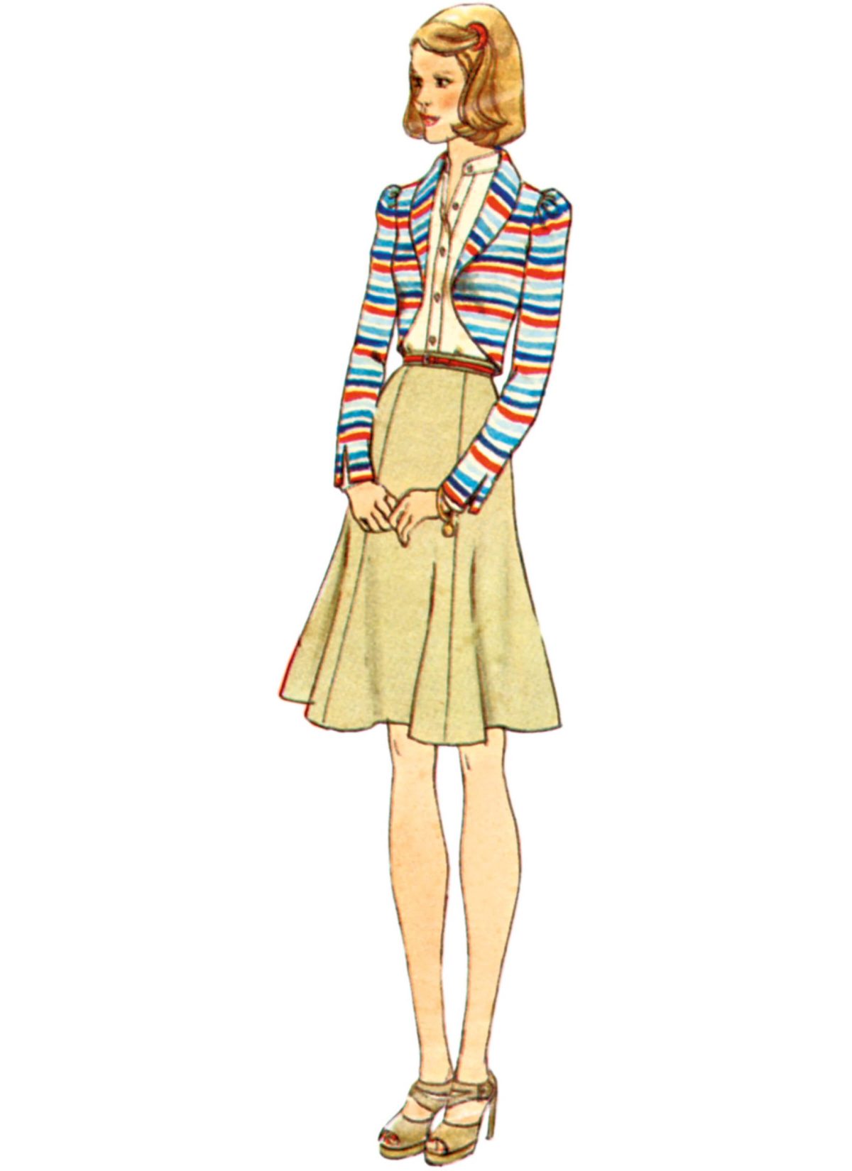 Simplicity Sewing Pattern S3018 Misses' Pants, Skirt and Jacket