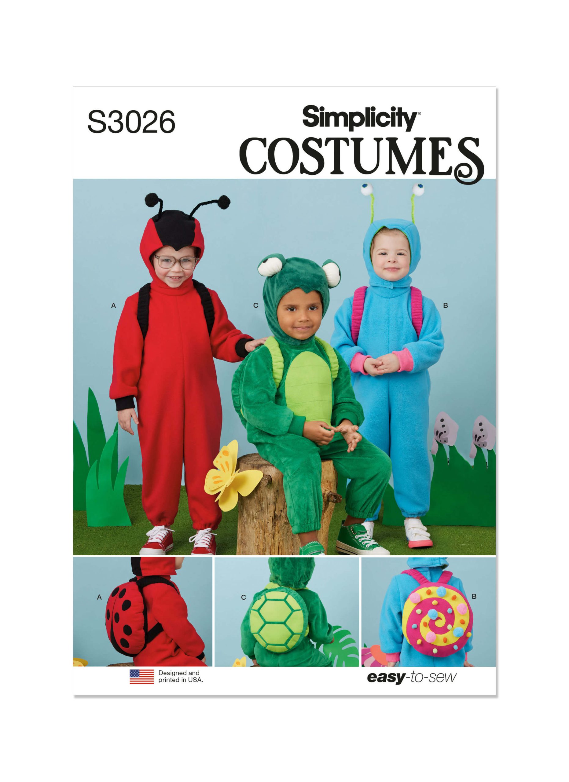 Simplicity 8726 Child's Costumes Sewing Pattern - Size A (3-8) – Make & Mend