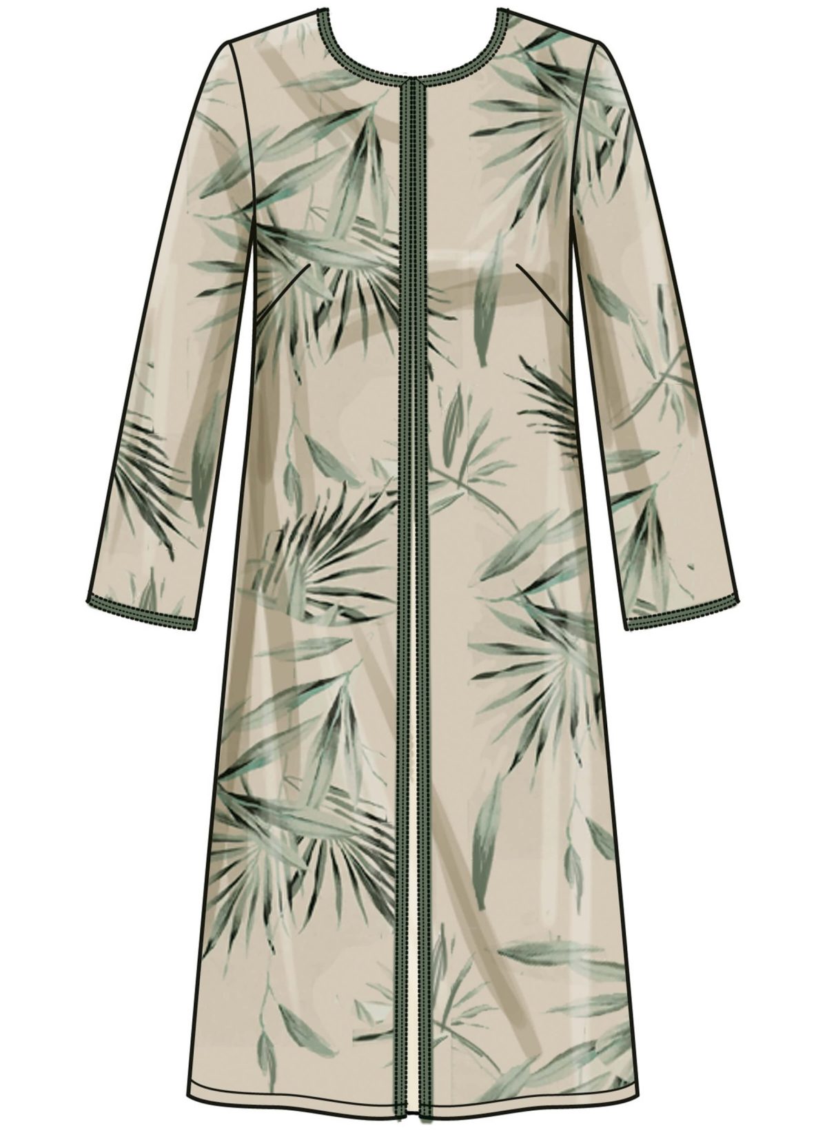 New Look Sewing Pattern N6785 Misses' Dress and Coat Each In Two Lengths, Jacket and Bag