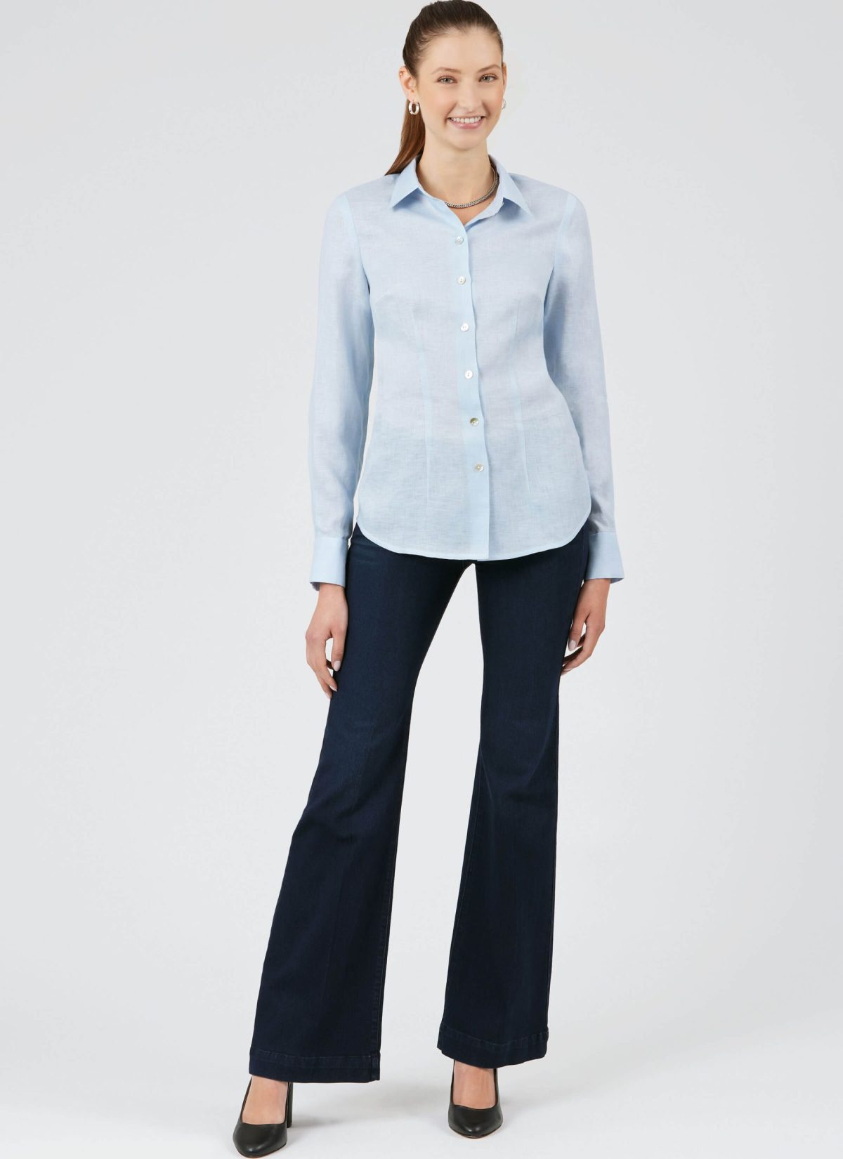 New Look Sewing Pattern N6790 Misses' Blouse with Two Sleeve Lengths