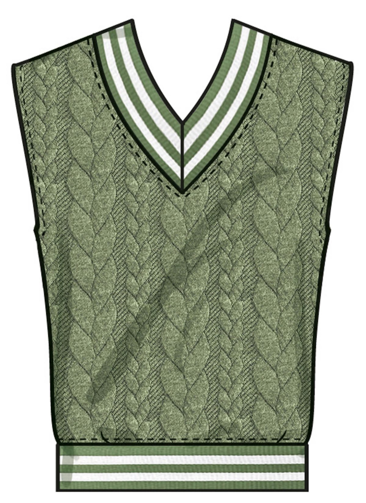 Simplicity Sewing Pattern S3040 Unisex Knit Vest and Tops