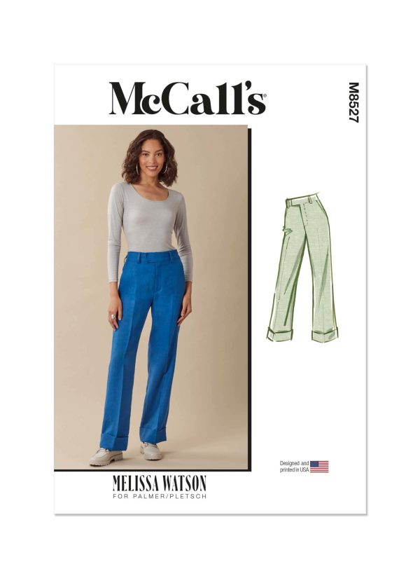McCall's Sewing Pattern M8527 Misses' Pants by Melissa Watson for Palmer/Pletsch